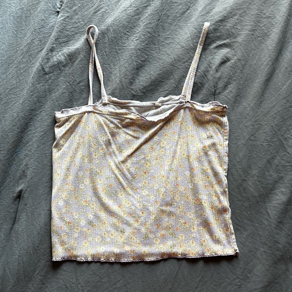 floral print, xs, pacsun tanktop.